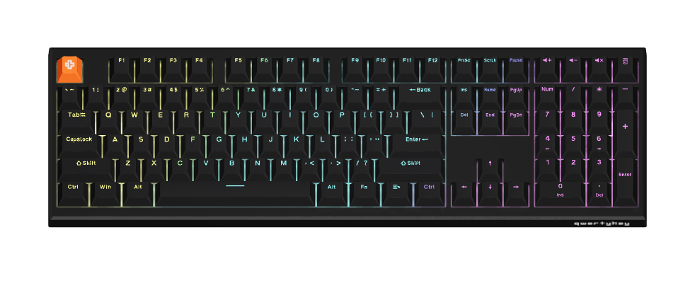 QK100H PRO Black mechanical keyboard