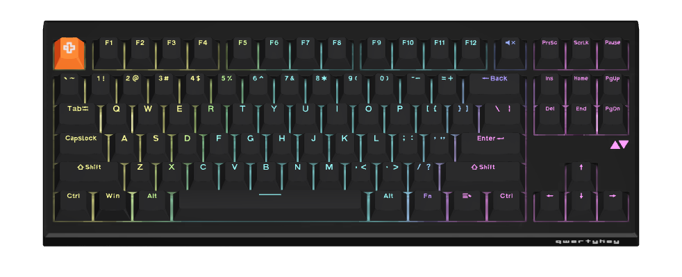 QK87H PRO Black mechanical keyboard